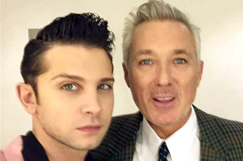 Ross William Wild con Martin Kemp a quien se ha unido en la banda Spandau Ballet