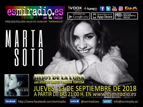 Marta Soto en esmiradio.es el 13/09/18