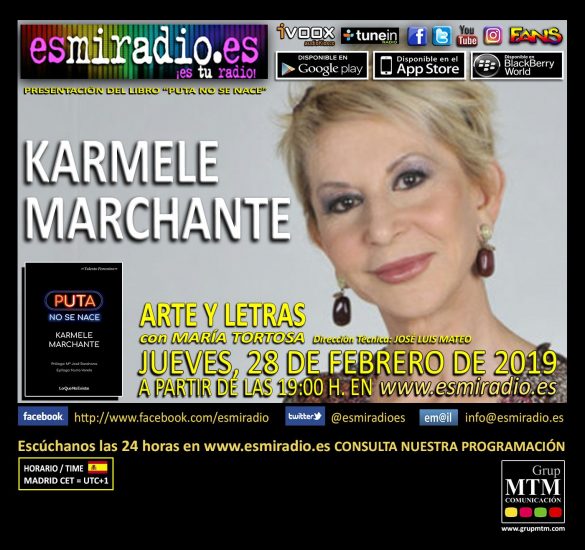 Karmele Marchante en esmiradio.es el Jueves, 28 de Febrero de 2019