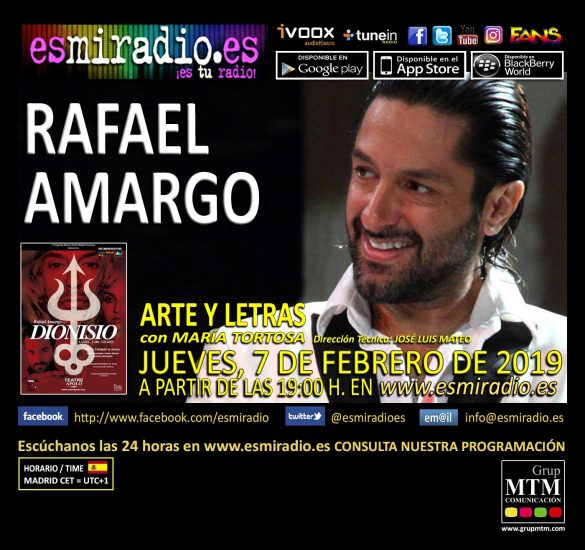 Rafael Amargo 070219 esmiradio - 19h