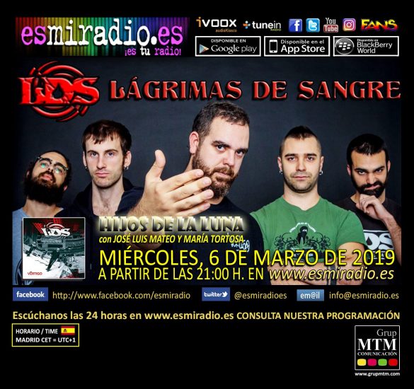 Lágrimas de Sangre en esmiradio.es el 06/03/19