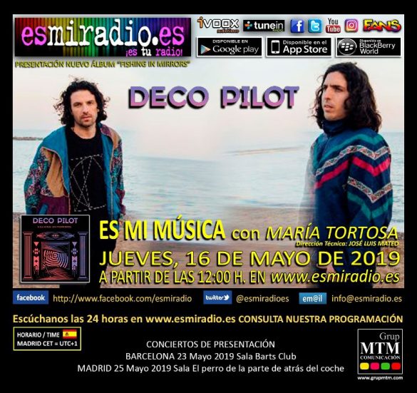 Deco Pilot en esmiradio.es el Jueves, 16 de Mayo de 2019