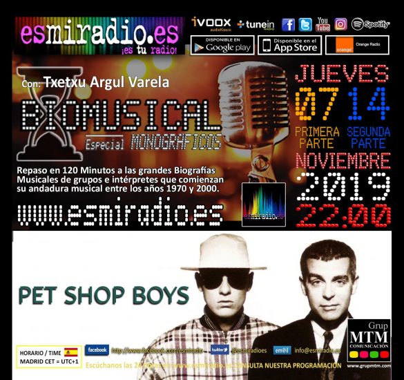 Biomusical Pet Shop Boys esmiradio